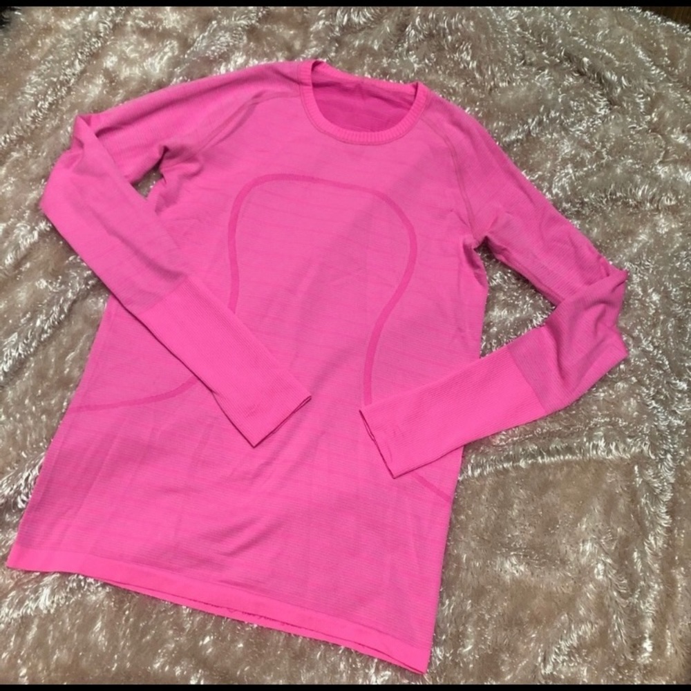 Lululemon Pink Swiftly Tech Long Sleeve